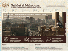 Tablet Screenshot of nahdetelmahrousa.org